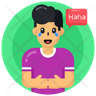 icon for funny text