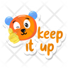 free keep it up icons