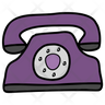 icon old telephone