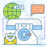 icons for telephoning