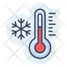 icon for winter thermometer