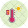 home temperature icon