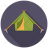 adventure tent icon png