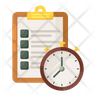 test schedule icon png