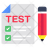 test sheet logo