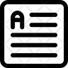 text button icons