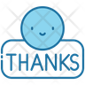 icon for thanks