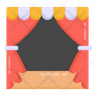 icons for theatre curtain