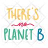 theres no planet b icons