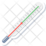 weather thermometer symbol