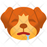 thirsty dog icon png