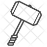 thor hammer icon png