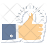 icon for thumbs-up