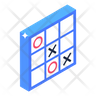 tic tac toe game icons