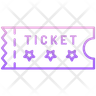 event tickets icon svg