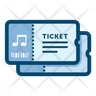 tickets concert icon download