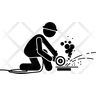 tiles cutting icons free