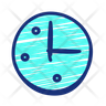 clock update logos