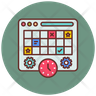 scheduling icons free