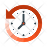 clock counter clockwise icons