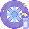wheel polishing symbol