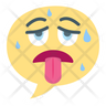 icon tired emoji