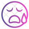 tired emoticon logo
