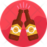 toasting beer emoji