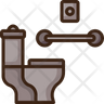 handicapped toilet icons free