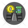 icon toll booth