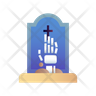 icon for cross hand