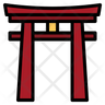 icons of japanese shrine