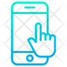 mobile touchpad icon