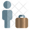 free man with bag icons