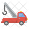 icons of tow truck truck