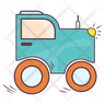 hand tractor icon