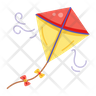traditional kite icon svg