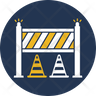 icon checkpoint barrier