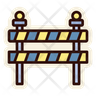 construction barrier icon