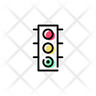 traffic light green icon svg