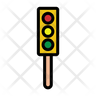 traffic light red icon svg