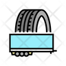 trailer tire icons free
