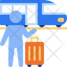 icons for train boarding