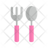 training spoon fork icon svg