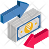 icon for rupee transfer