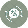 icon for language translating