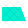 icon for trapezoid