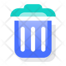 icons for glass trash
