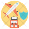 icons for travel insurance