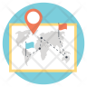icon for travel map